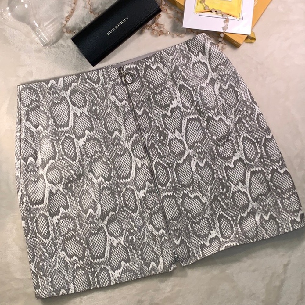 After Market Snake Skin Skirt